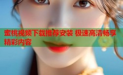 蜜桃视频下载推荐安装 极速高清畅享精彩内容