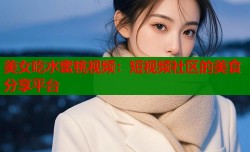 美女吃水蜜桃视频：短视频社区的美食分享平台