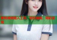 蜜桃视频插入工具，轻松编辑，精彩呈现